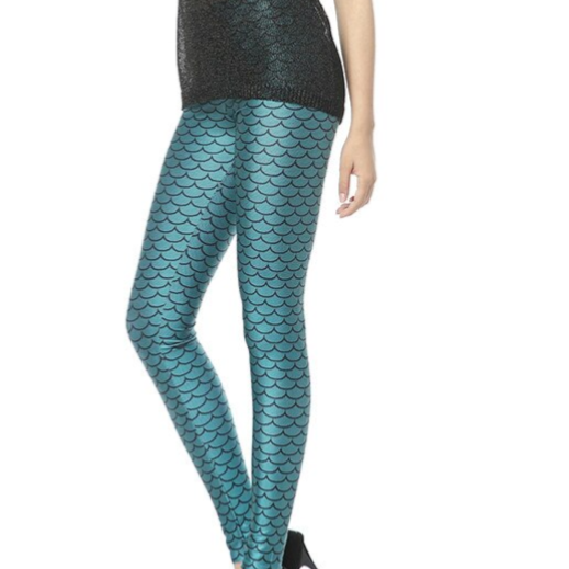 Leggings Fish Scales Pattern Diving Specials Shop