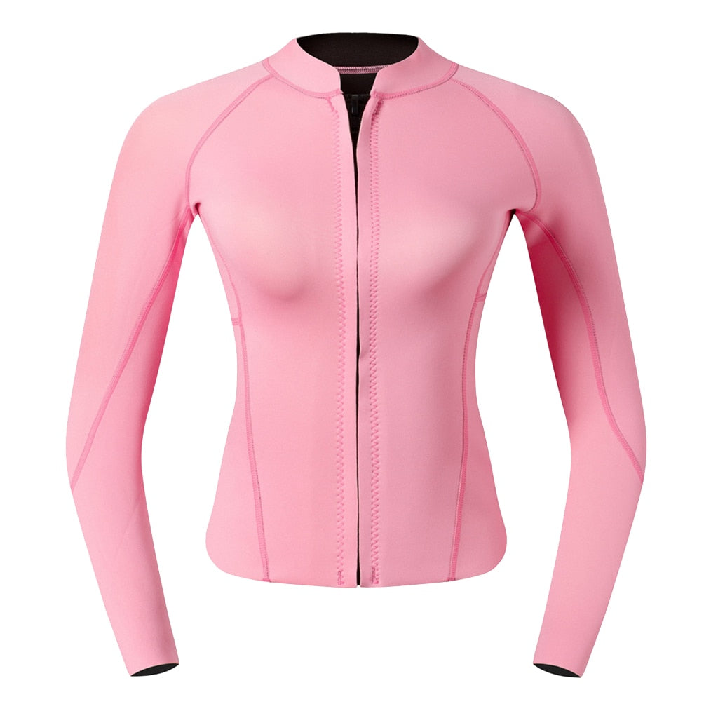 Pink Wetsuit Scuba Diving Girl 