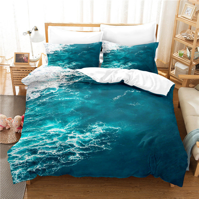 GEEYOU mare blu Duvet Cover Calore Per Dormire Set Copripiumino Traspirante Bedding Set Lussuoso Set Di Biancheria Da Letto Colorato Wave Biancheria Da Letto King(220x240cm GEEYOU mare blu Duvet Cover Calore Per Dormire Set Copripiumino Traspirante Bedding Set Lussuoso Set Di Biancheria Da Letto Colorato Wave Biancheria Da Letto King(220x240cm