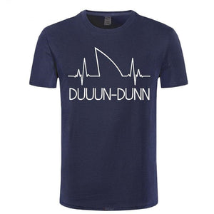 Scuba diving T-Shirt for Men | Heartbeat for Shark Lovers blue