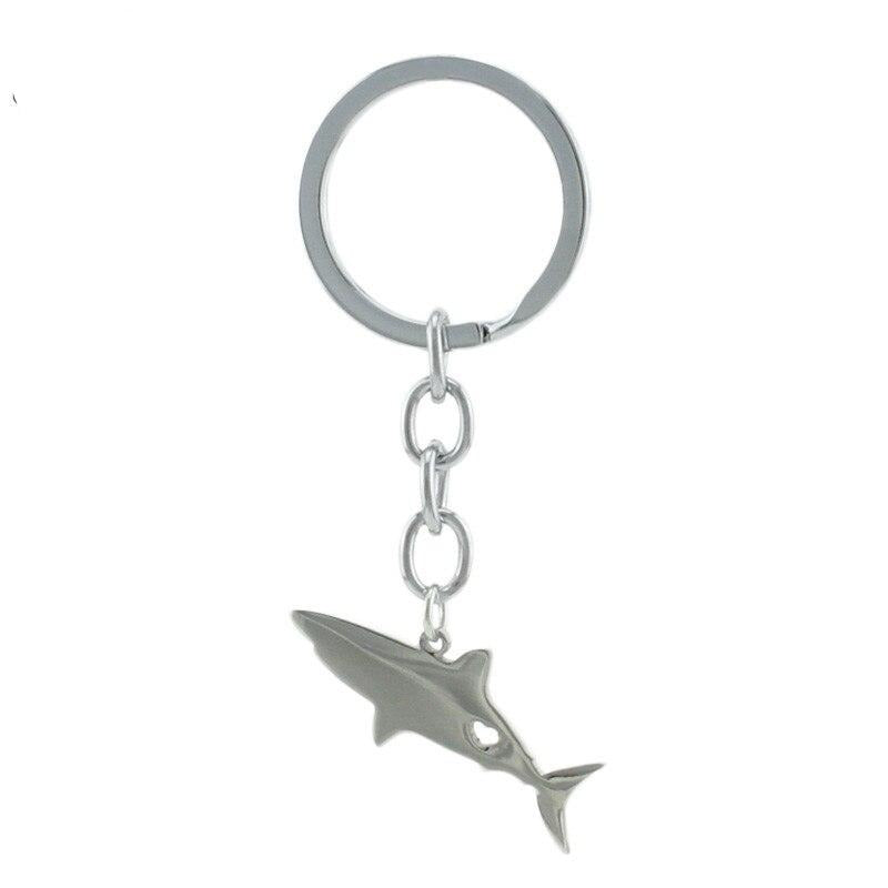 Portachiavi Grey Shark - Squalo Ricamato in 3D - AFK Store