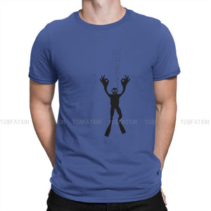 blue Scuba diving T-Shirt for Men | Everything ok