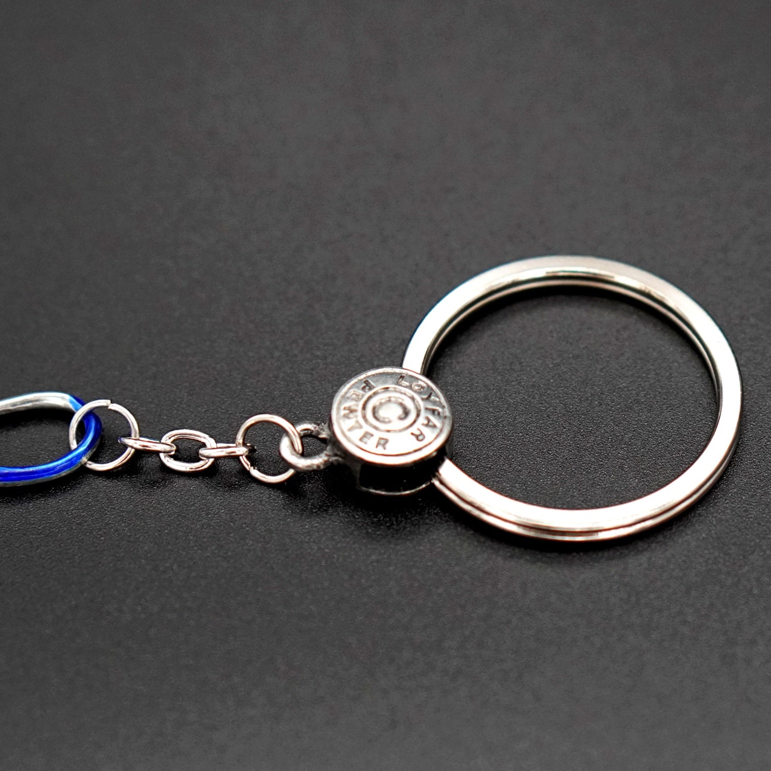 Gulf Key Chain Real Silver 925 key chain: Blue Ray – Diving Specials Shop