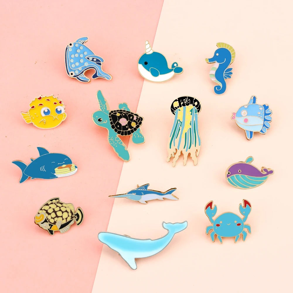 Sea Creatures Pins – Diving Specials Shop
