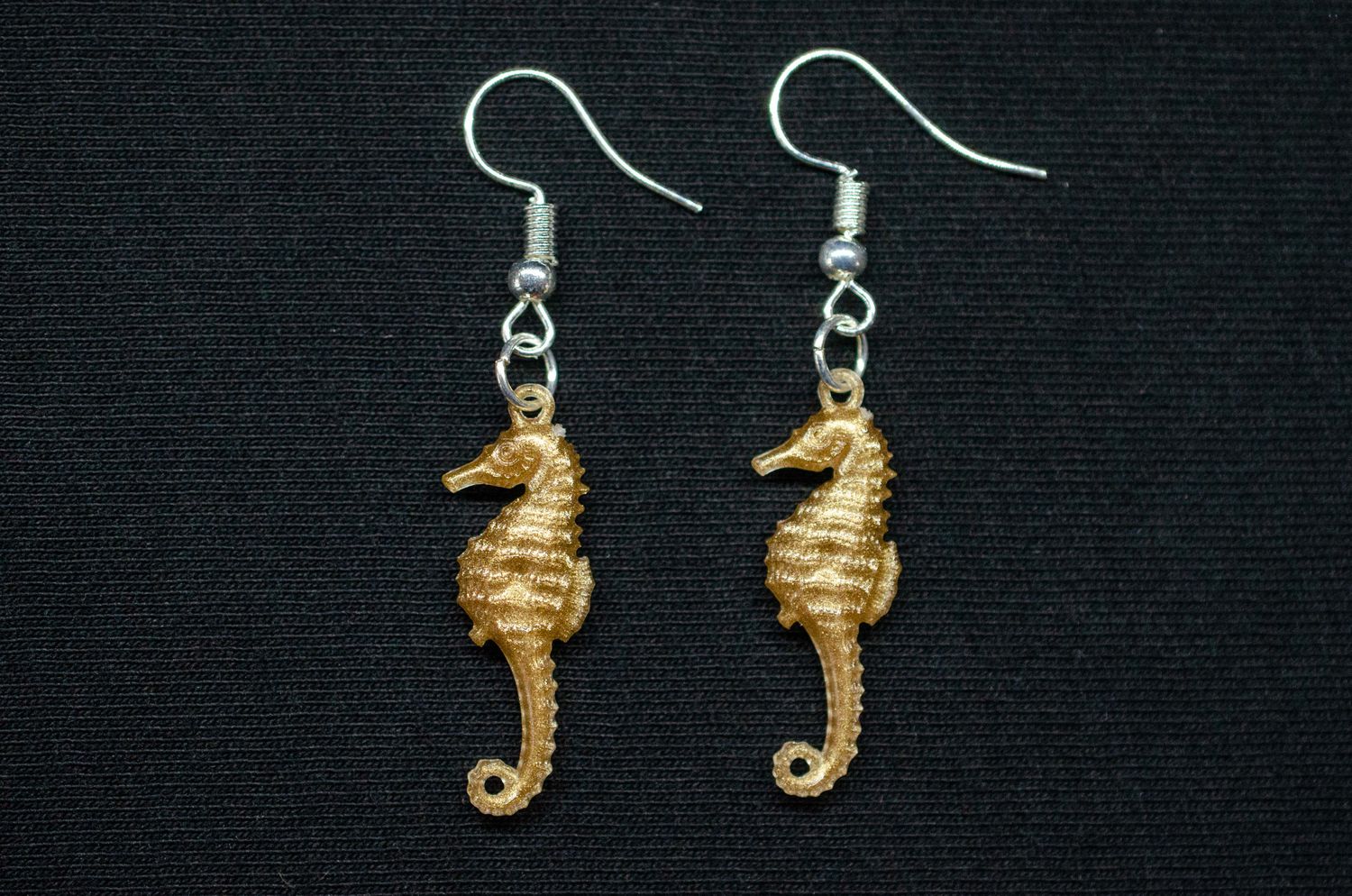 Seahorse Brown Earrings