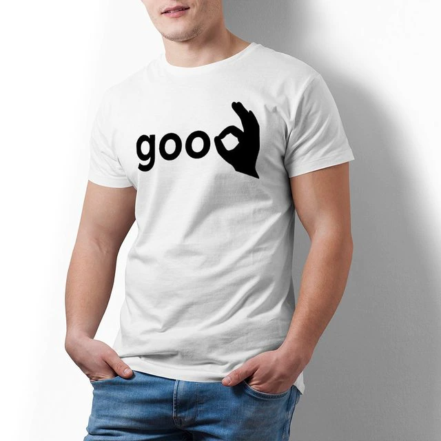 white Scuba diving T-Shirt for Men | Men T-Shirt : Life is good
