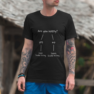 T shirt fur Manner Are you Happy