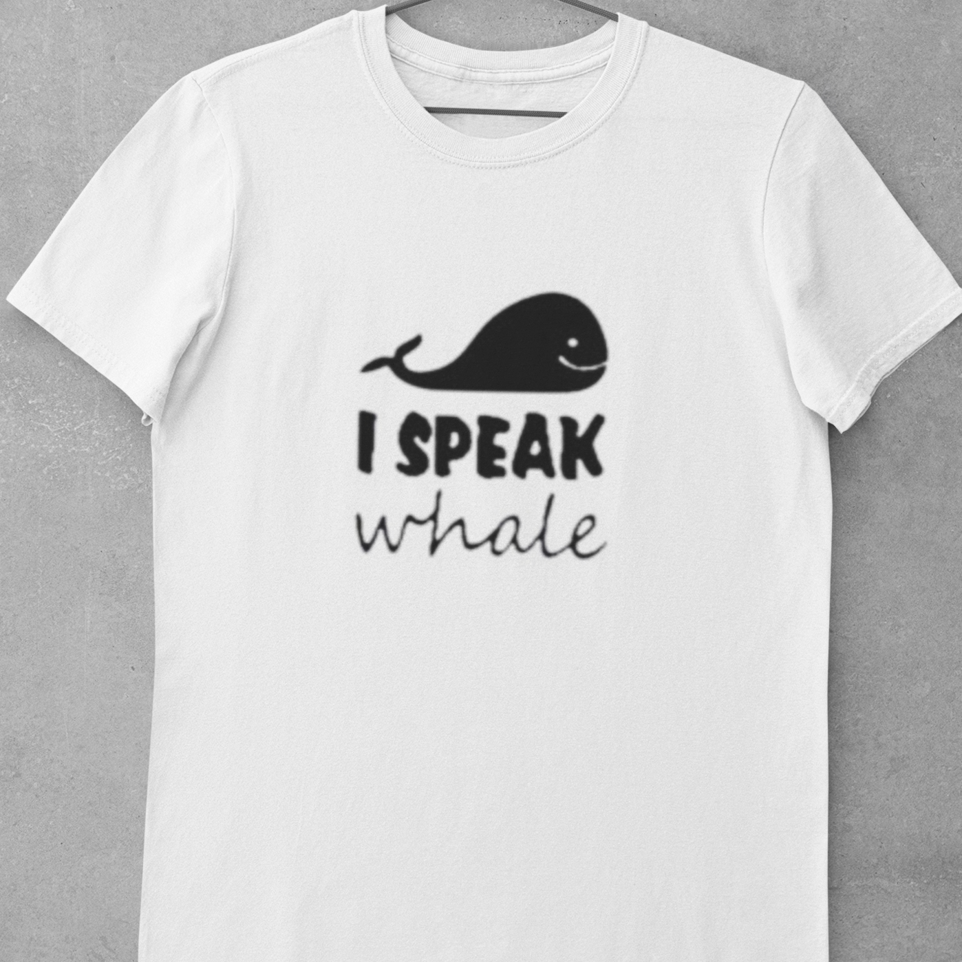 white Scuba diving T-Shirt for Women | I speak Whale