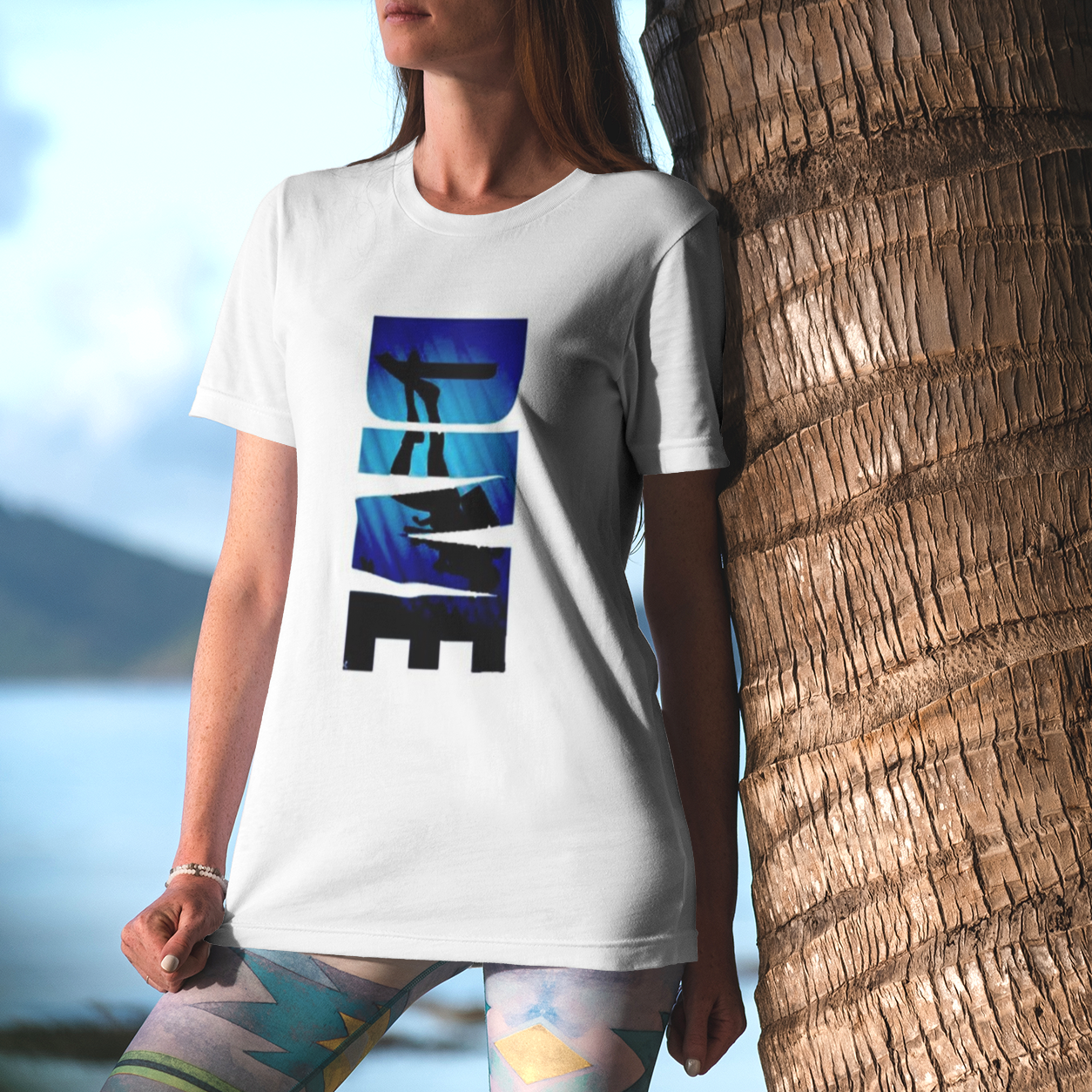 Scuba diving T-Shirt for Women | DIVE - Slim Fit 