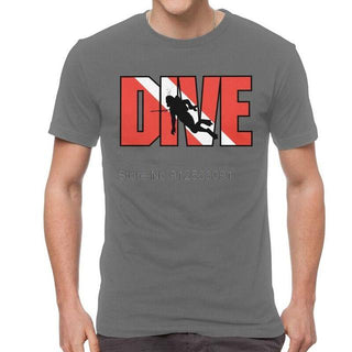 dark gray Scuba diving T-Shirt for Men | Awesome Scuba Dive
