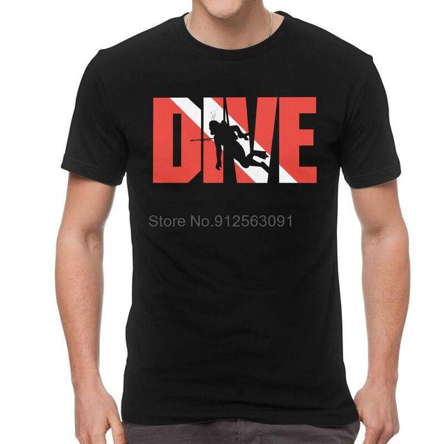 black Scuba diving T-Shirt for Men | Awesome Scuba Dive