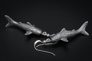 Whale Shark Hook Earrings