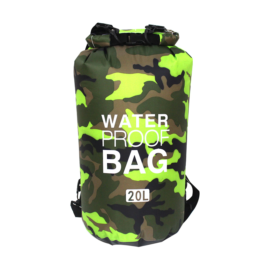 Camouflage Waterproof Dry Bag various sizes colors Diving