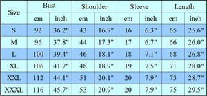 size chart Products Scuba diving T-Shirt for Men | Shark Motive