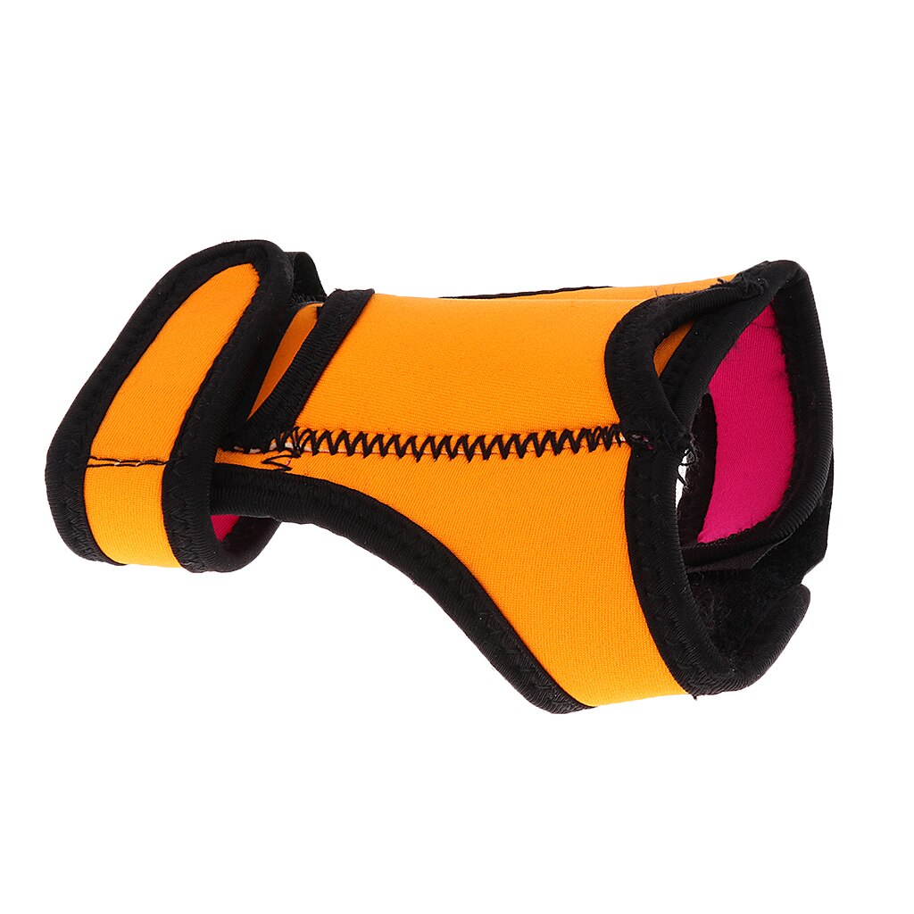 Orange Dive Torch Holder Glove for Uninterrupted Underwater Adventures