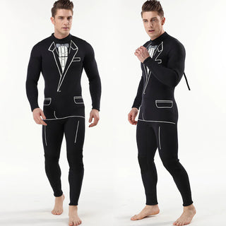 stylish designer wetsuit, Tuxedo Neoprene Wetsuit