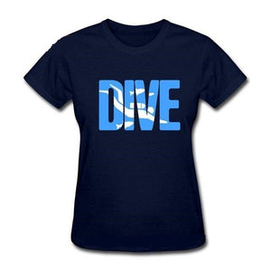 Scuba diving T-Shirt for Women | DIVE - Slim Fit