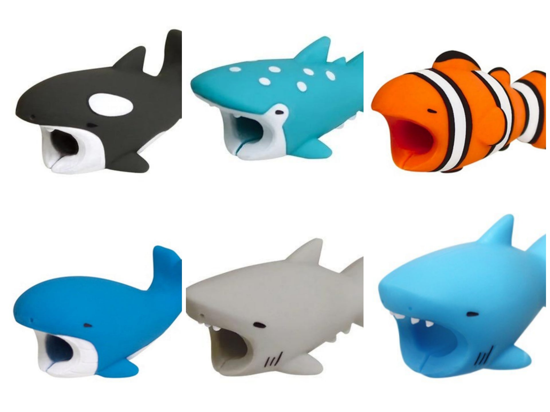 Cable Protector: Shark, Nemo, Orca, Whale Shark Dolphin – Diving