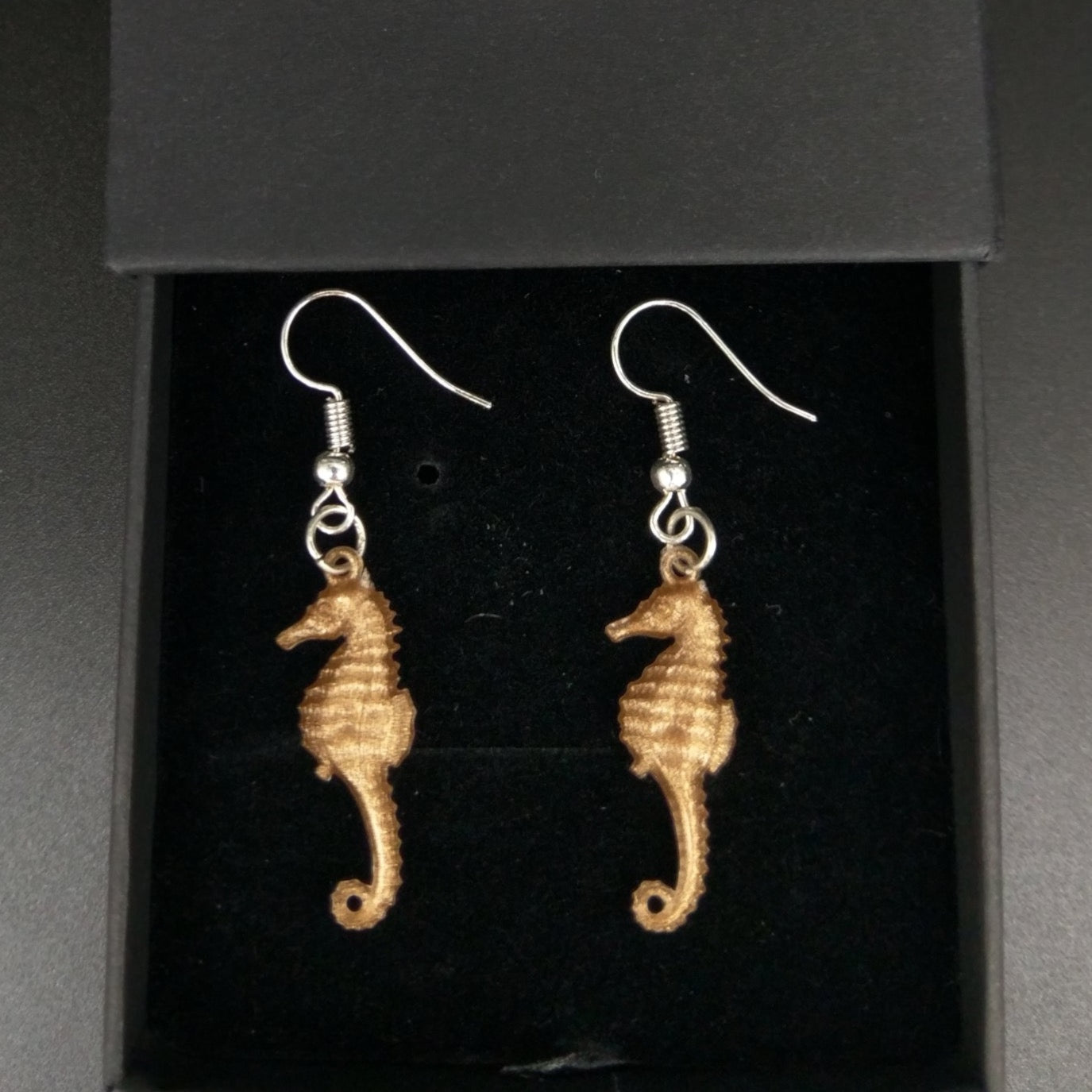 Seahorse Brown Earrings Diving Specials Shop