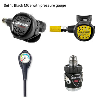 Black MC9 with pressure gauge