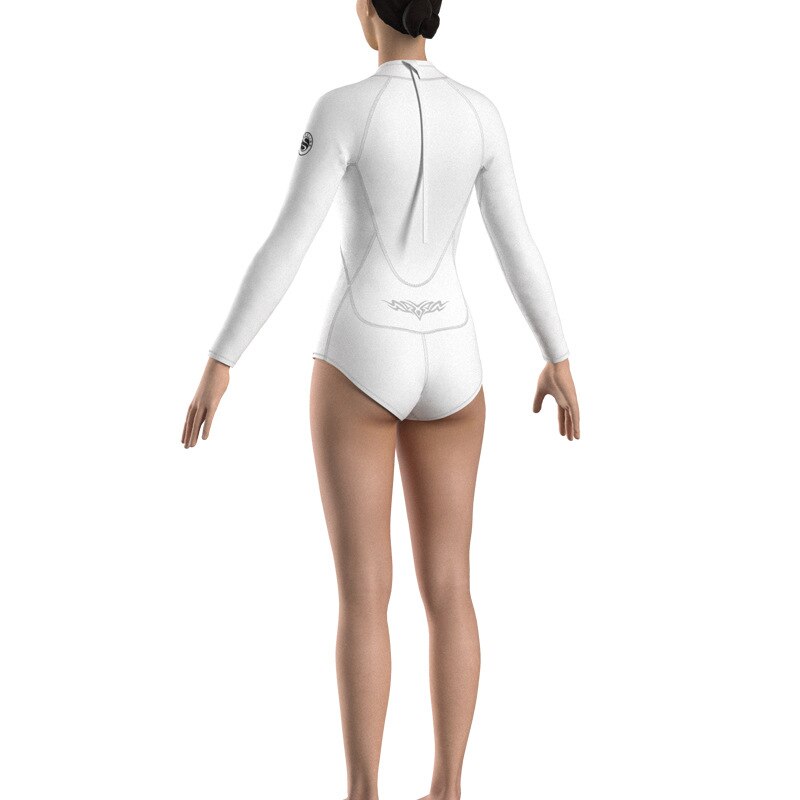 2mm Neoprene Breathable Thermal Swimsuit for Women