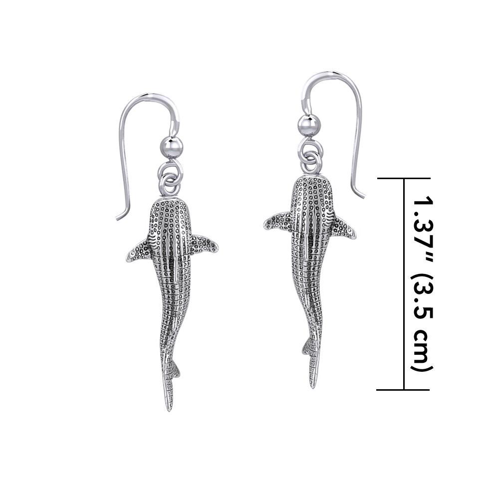 Whale Shark Hook Earrings