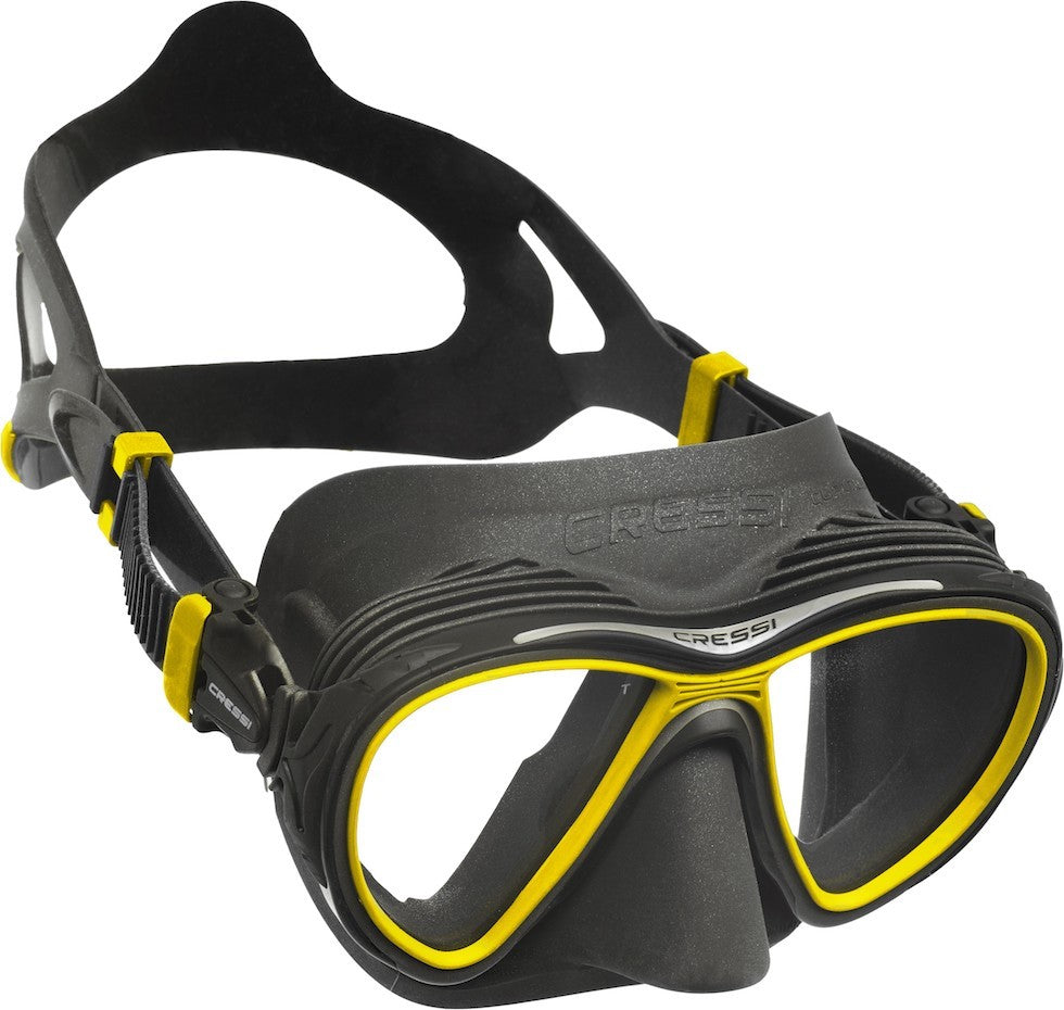 Cressi Quantum Dive Mask black yellow