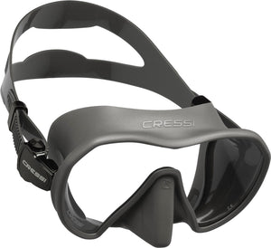 Cressi Z1: Frameless Apnoe & Scuba Dive Mask grey