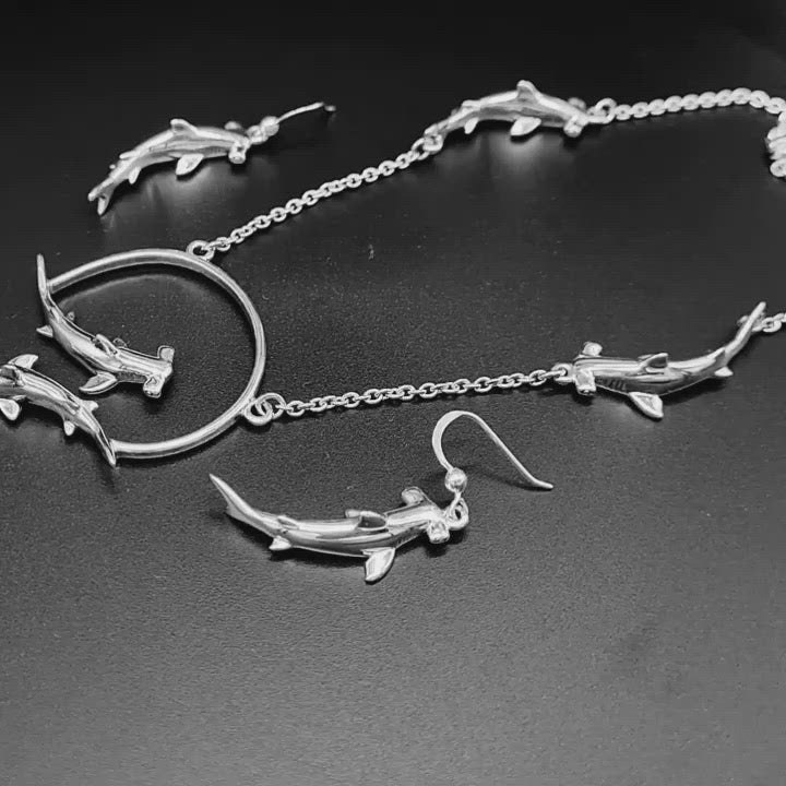 Hammerhead Sterling Silver Necklace