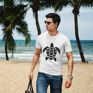 Men T-Shirt: Turtle Print