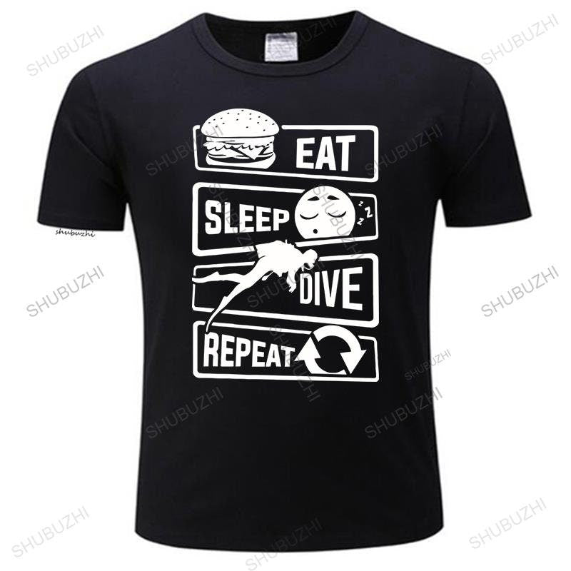 Men T-Shirt: Eat, Sleep, Dive, Repeat