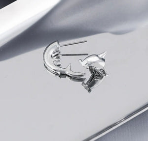 Hammerhead Shark Earring – Gold and Silver Plated Perfect for Women & Girls