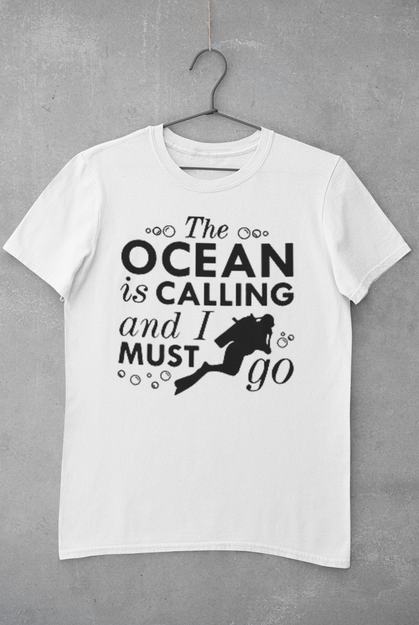 Scuba diving T-Shirt for Women | The Ocean Is Calling