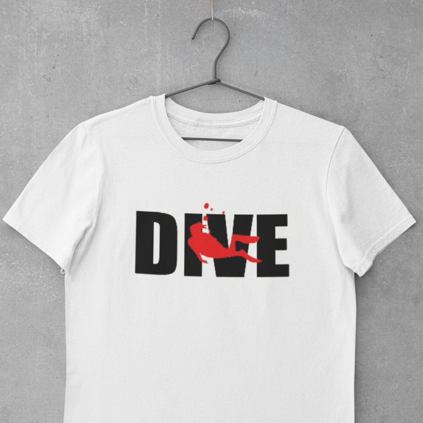 white Scuba diving T-Shirt for Men | Dive