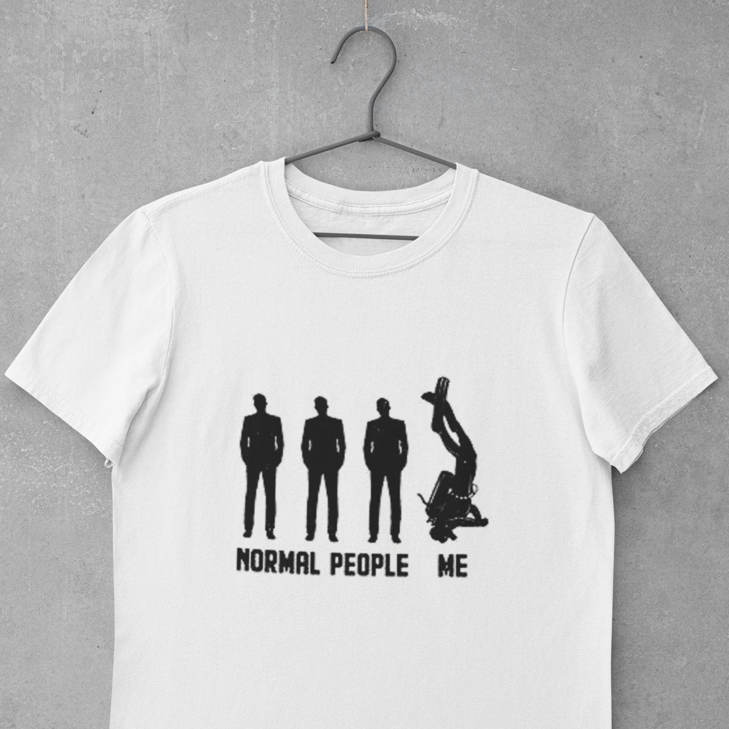 white Scuba diving T-Shirt for Men | Normal People & Me