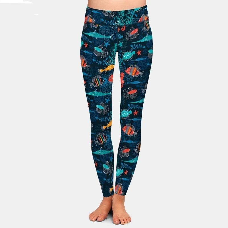 Women Leggings: Sea Life Print – Diving Specials Shop