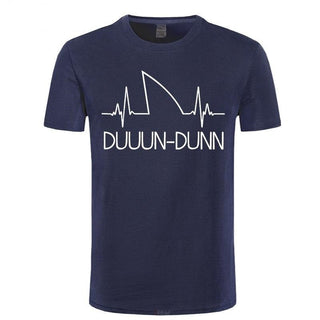 Scuba diving T-Shirt for Men | Heartbeat for Shark Lovers blue