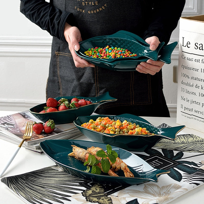 Ceramic Fish Plate Bowl – Diving Specials Shop