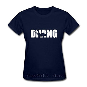 blue Scuba diving T-Shirt for Women | DIVING