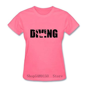 pink Scuba diving T-Shirt for Women | DIVING