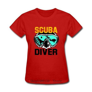 red dive shirts diving t shirts scuba diving outfit scuba diving shirts