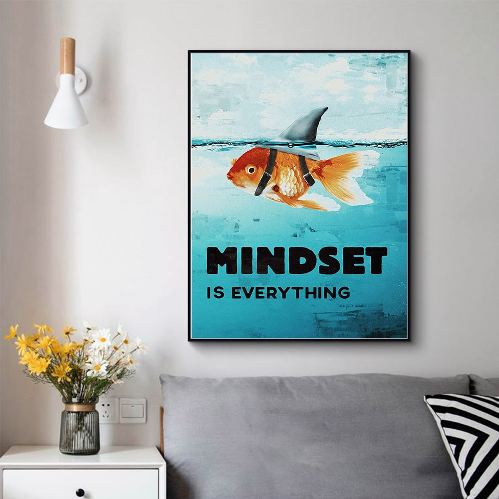Wall Print: Mindset Is Everything – Diving Specials Shop