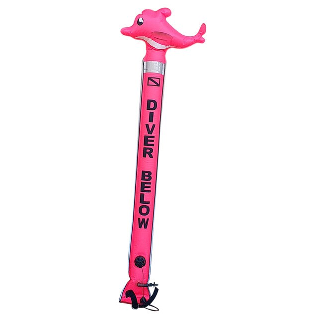 [SMB] Surface Marker Buoy featuring pink Dolphine  motive