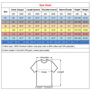 size chart Scuba diving T-Shirt for Men | scuba dive
