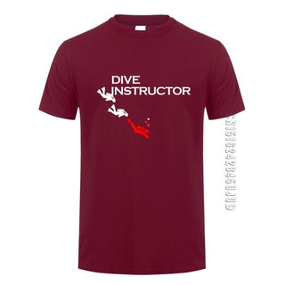 red Scuba diving T-Shirt for Men | Dive Instructor - various colours