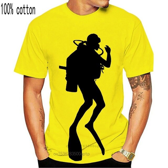 Scuba diving T-Shirt unisex | Scuba Diver yellow man