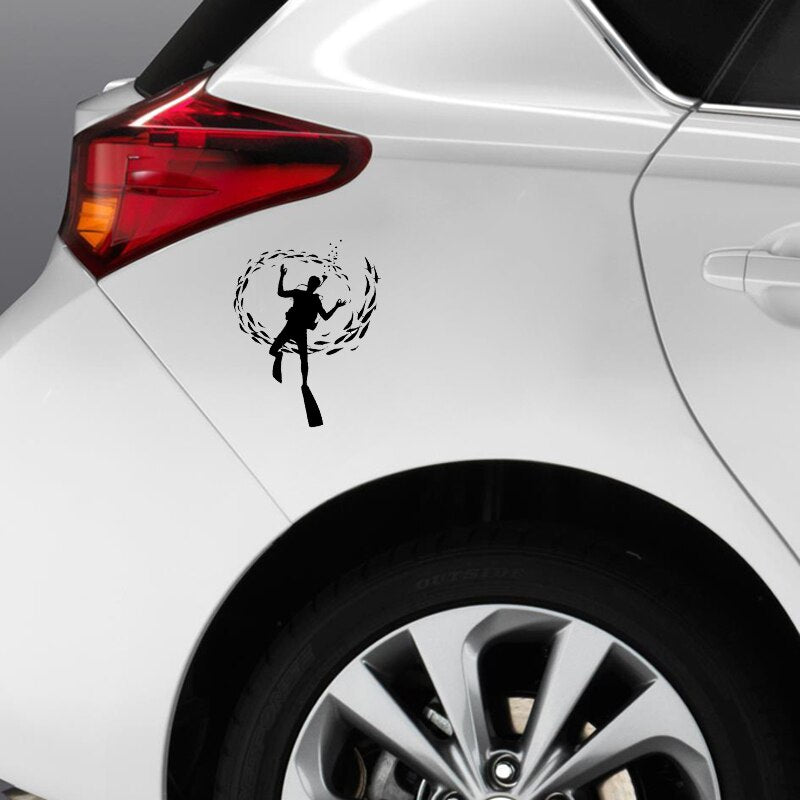 Car Sticker: Scuba Diver – Diving Specials Shop