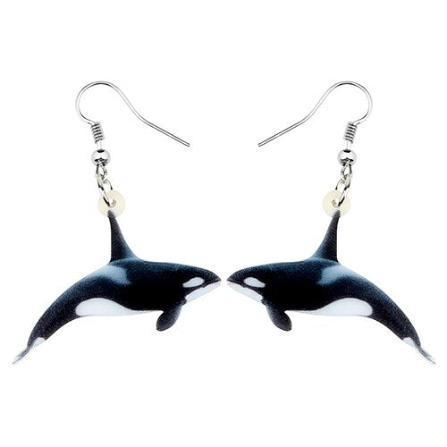 Orcas Whale Earrings – Diving Specials Shop