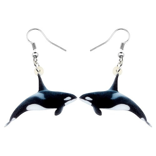 Orcas Whale Earrings
