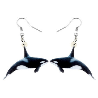 Orcas Whale Earrings